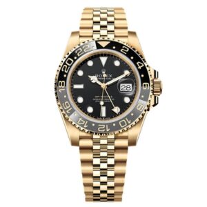 롤렉스 GMT마스터2 40mm 126718GRNR-0001 Full Yellow Gold Black Dial Jubilee[CLEAN]