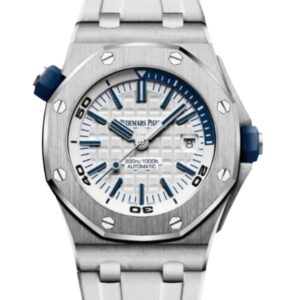 오데마피게 로얄오크 Selfwinding 42mm 15710ST.OO.A002CA.02 Rubber Strap White Dial[APS]