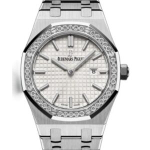 오데마피게 로얄오크 Lady 33mm 67651ST.ZZ.1261ST.01 Diamond Bezel Full Steel Silver Dial[ZF]