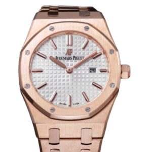 오데마피게 로얄오크 Lady 33mm Full Rose Gold Silver Dial[ZF]