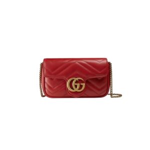[프리미엄/해외배송]구찌 GG 마몽 수퍼 미니백(레드)