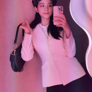 [지수]dior 새들 스트랩 백(블랙/카프스킨)