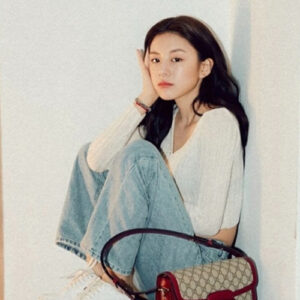 [고윤정]gucci 홀스빗 1955 스몰 숄더백(GG수프림/레드)