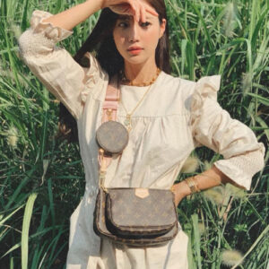 [기은세]louis vuitton 멀티 포쉐트 악세수아 모노그램(로즈 클레르)