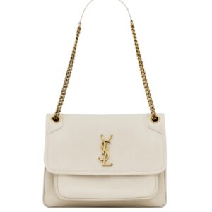 [프리미엄/해외배송]생로랑 니키 미디엄백(블랑 빈티지)