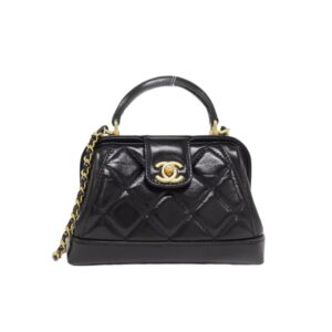 [프리미엄/해외배송]샤넬 닥터백 미니(블랙/금장/램스킨)