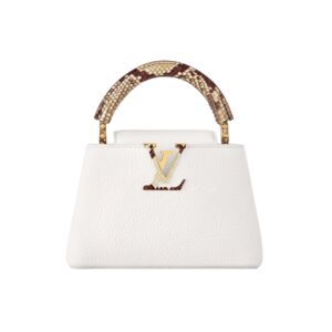 [프리미엄/해외배송]루이비통 카퓌신 미니(화이트/뱀피핸들)