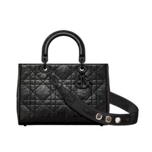 [탑티어/해외배송]디올 레이디 디자이어 ABC 미디엄 백(블랙/까나쥬/크링클 카프스킨)