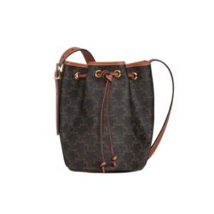 [프리미엄/해외배송]셀린느 드로우스트링백 스몰(탠/트리옹프 캔버스)