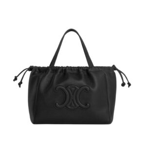 [프리미엄/해외배송]셀린느 퀴르 트리옹프 드로우스트링 카바스 스몰(블랙)