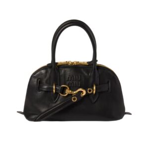 [프리미엄/해외배송]미우미우 아방뛰르 탑 핸들 백 스몰(블랙)