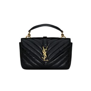 [프리미엄/해외배송]생로랑 컬리지 미니 체인 숄더백(블랙/금장)