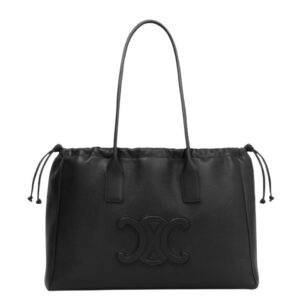 [프리미엄/해외배송]셀린느 퀴르 트리옹프 드로우스트링 카바스 라지(블랙)