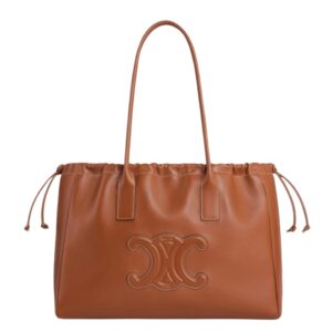 [프리미엄/해외배송]셀린느 퀴르 트리옹프 드로우스트링 카바스 라지(탠)