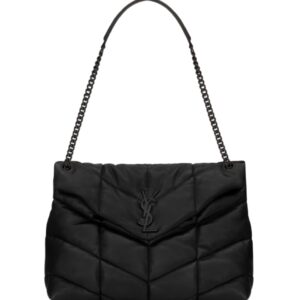 [프리미엄/해외배송]생로랑 푸퍼 미디엄(블랙/흑장)