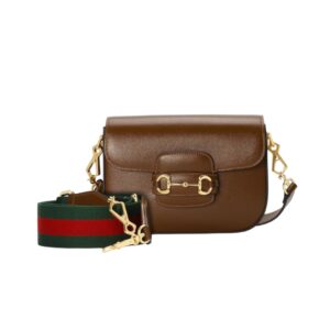 [프리미엄/해외배송]구찌 홀스빗 1955 미니 숄더백(브라운)