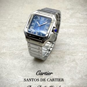 [국내배송]까르띠에 산토스 블루 다이얼