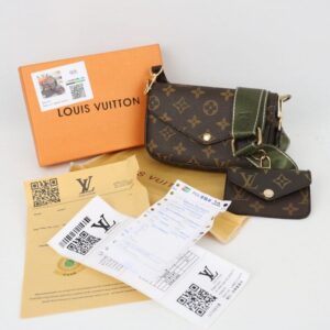 [국내배송]루이비통 펠리시 스트랩 앤 고 모노그램