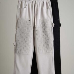 [국내배송]루이비통 모노그램 코튼 스트링 와이드팬츠