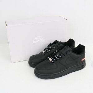 [국내배송]나이키 슈프림 에어포스 1로우 (블랙)