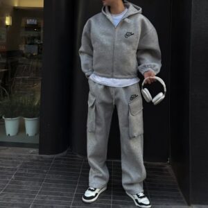 [국내배송]나이키 네오합포 후드집업 , 와이드팬츠 카고PT 세트