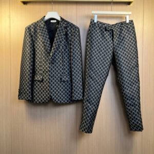 [국내배송]구찌 GG 자카드 블랙 정장 세트