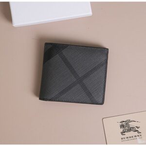 [국내배송]버버리 런던 체크 레더 인터네셔널 반지갑