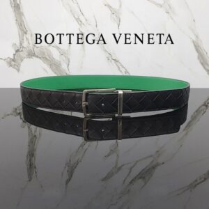 [국내배송]보테가 베네타 리버서블 인테르치아토 레더 벨트