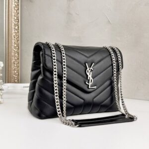 [국내배송]생로랑 모노그램 루루백 스몰 블랙 은장