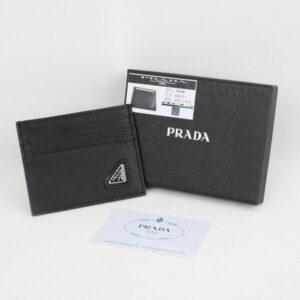 [국내배송]프라다 3658 사피아노 삼각로고 카드지갑