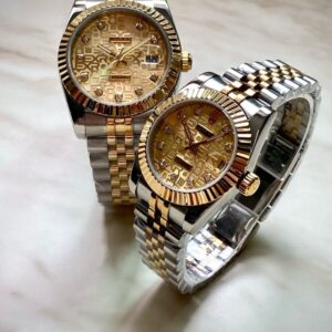 [국내배송]로렉스 데이저스트 텐포인트 로고 골드다이얼 콤비 커플