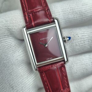 [국내배송]까르띠에 탱크 루이 버건디