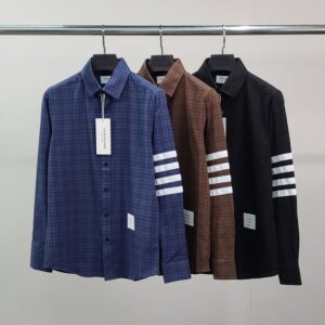 [국내배송]톰브라운 화이트완장 타탄체크 셔츠