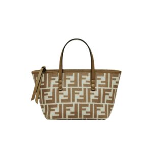 [프리미엄/해외배송]펜디 롤 백 미니(베이지/자카드)