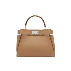 [프리미엄/해외배송]펜디 피카부 백 미니 탑스티치(베이지)